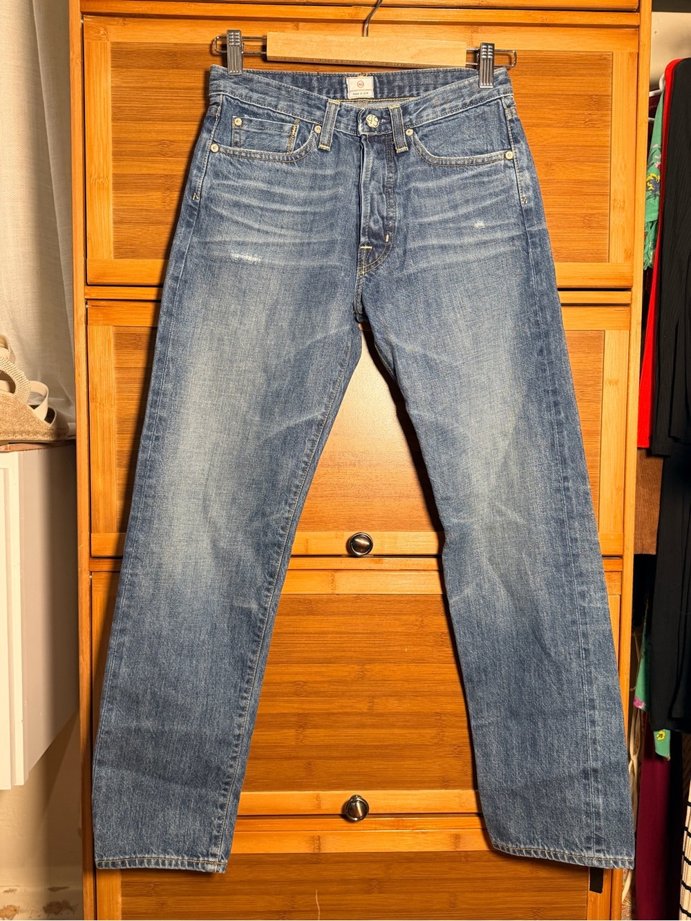 Classic Men's Blue Jeans - Straight Fit